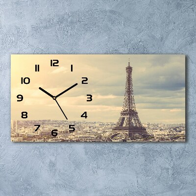 Horloge horizontale Tour Eiffel
