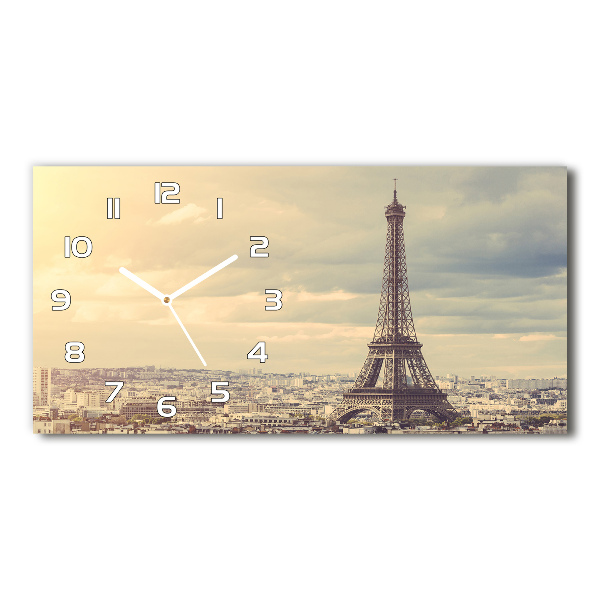 Horloge horizontale Tour Eiffel