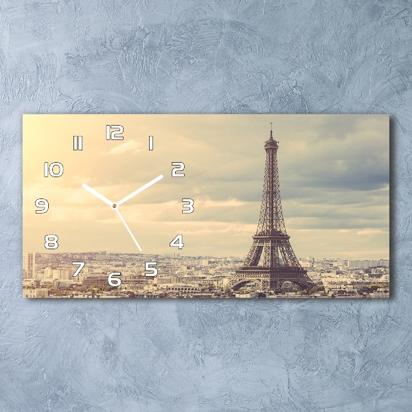 Horloge horizontale Tour Eiffel