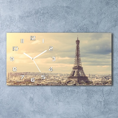Horloge horizontale Tour Eiffel