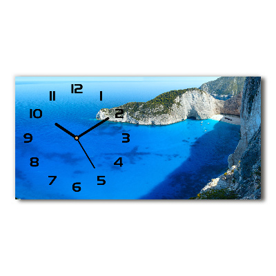 Horloge murale horizontale Zakynthos Grèce