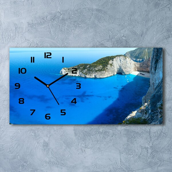 Horloge murale horizontale Zakynthos Grèce