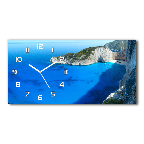 Horloge murale horizontale Zakynthos Grèce
