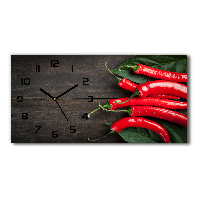 Horloge horizontale Piments