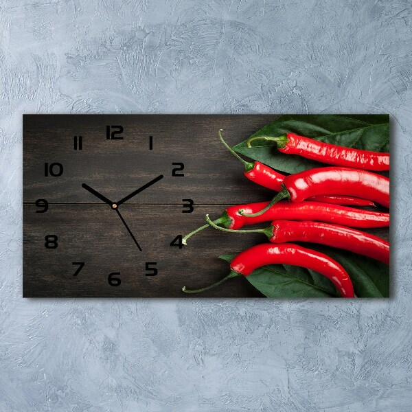 Horloge horizontale Piments