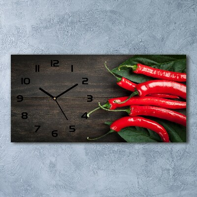 Horloge horizontale Piments