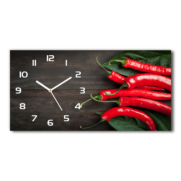 Horloge horizontale Piments