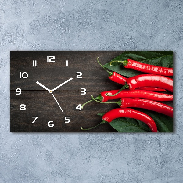 Horloge horizontale Piments