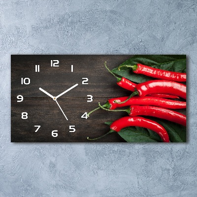 Horloge horizontale Piments