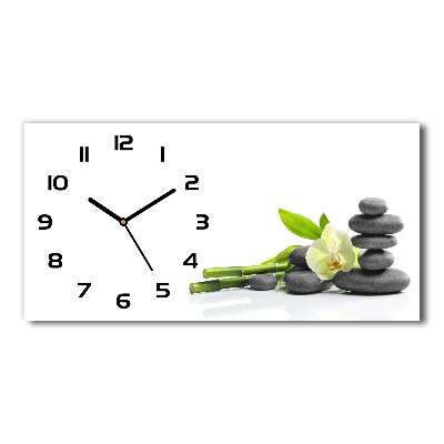 Horloge horizontale Orchidée