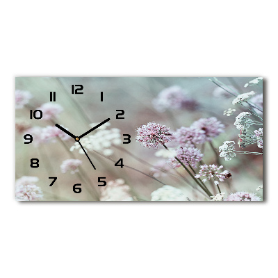 Horloge horizontale Fleurs sauvages