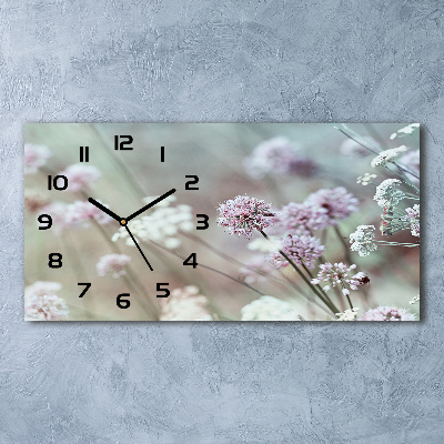 Horloge horizontale Fleurs sauvages