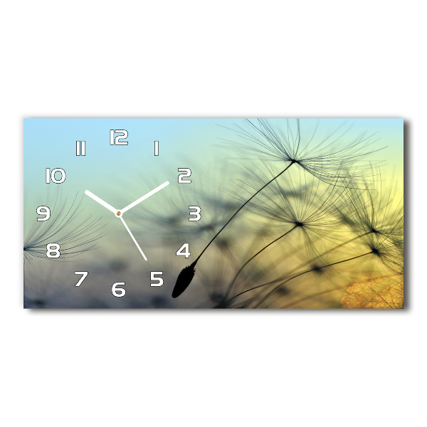 Horloge murale horizontale Graines de souffleur