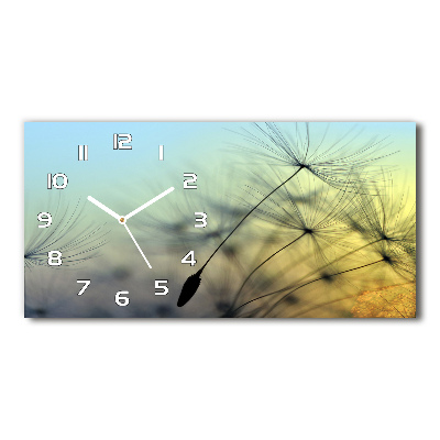 Horloge murale horizontale Graines de souffleur