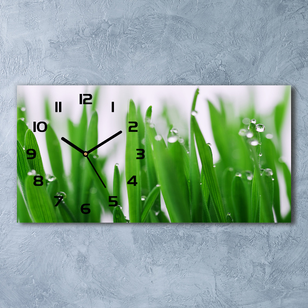 Horloge horizontale Tiges d'herbe