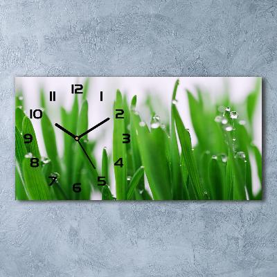 Horloge horizontale Tiges d'herbe