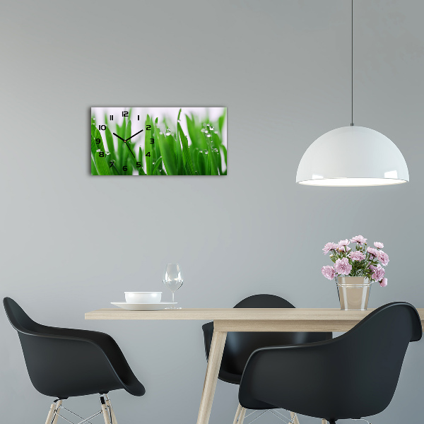 Horloge horizontale Tiges d'herbe