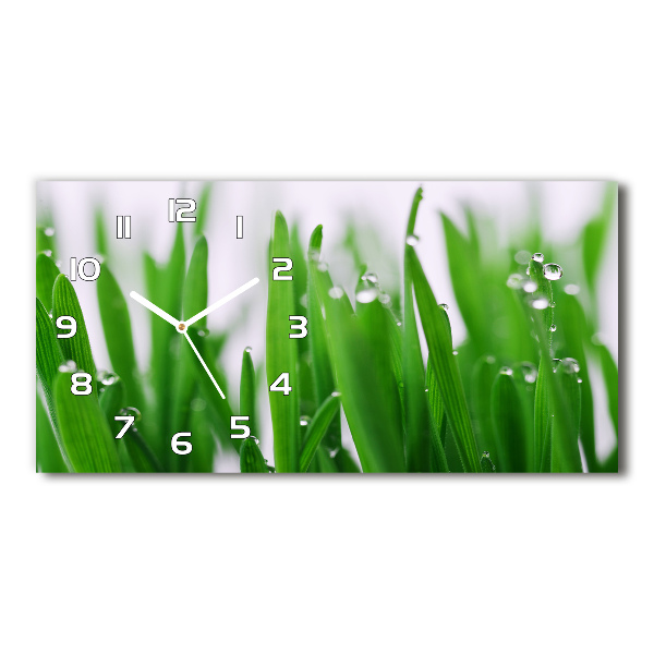 Horloge horizontale Tiges d'herbe