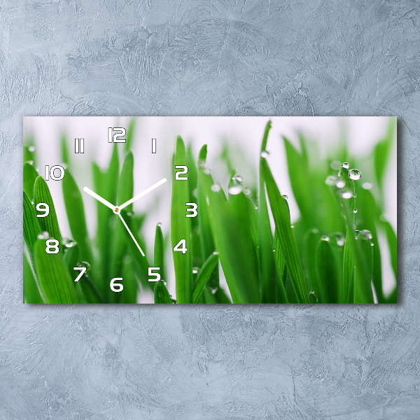 Horloge horizontale Tiges d'herbe