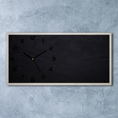 Horloge rectangulaire horizontale Tableau noir