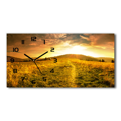 Horloge rectangulaire horizontale Panorama des Tatras