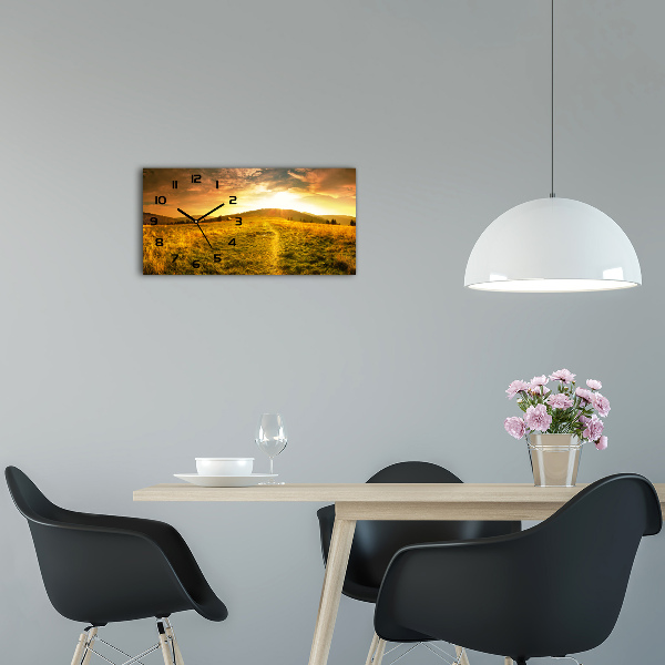 Horloge rectangulaire horizontale Panorama des Tatras
