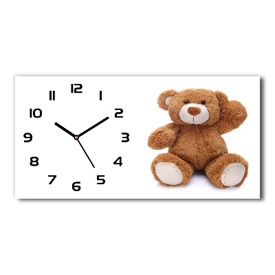 Horloge horizontale Ours en peluche