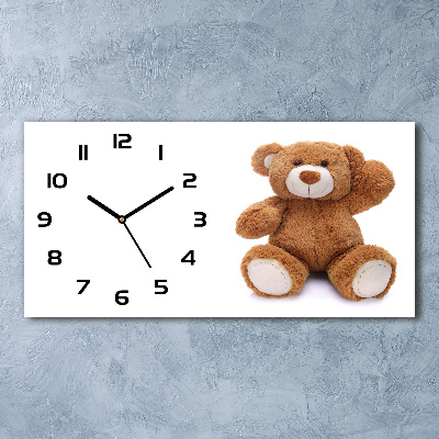 Horloge horizontale Ours en peluche