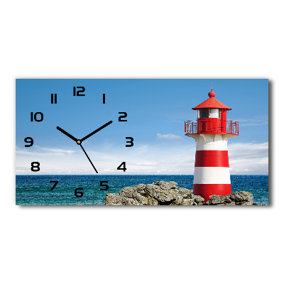 Horloge rectangulaire horizontale Phare