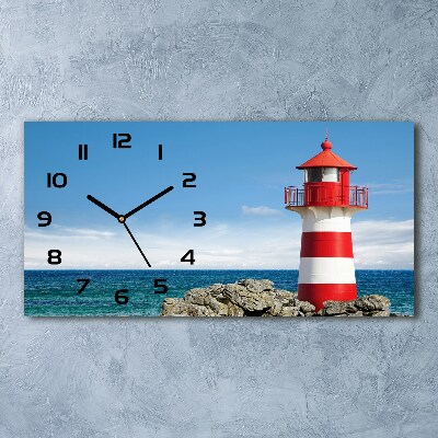 Horloge rectangulaire horizontale Phare