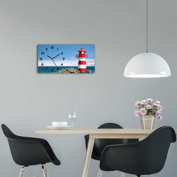 Horloge rectangulaire horizontale Phare