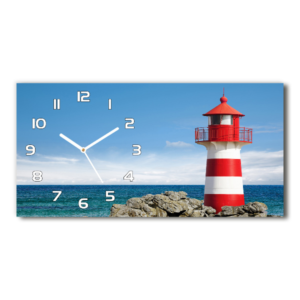 Horloge rectangulaire horizontale Phare