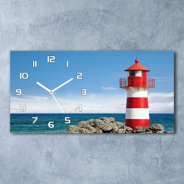 Horloge rectangulaire horizontale Phare