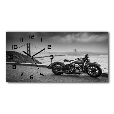 Horloge horizontale en verre Moto