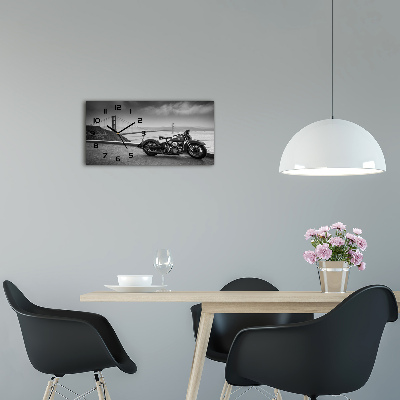 Horloge horizontale en verre Moto