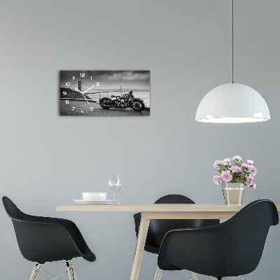 Horloge horizontale en verre Moto