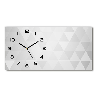 Horloge horizontale Motif abstrait