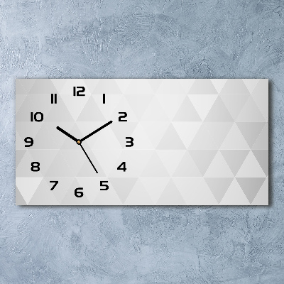 Horloge horizontale Motif abstrait
