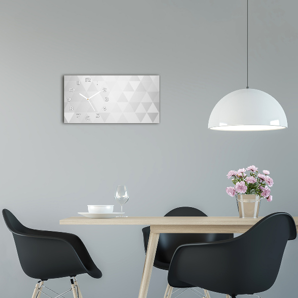 Horloge horizontale Motif abstrait
