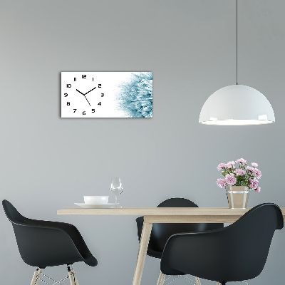 Horloge murale horizontale Poisson-souffle
