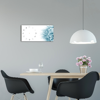 Horloge murale horizontale Poisson-souffle