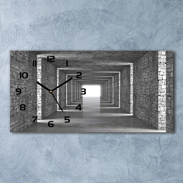 Horloge horizontale Tunnel en briques
