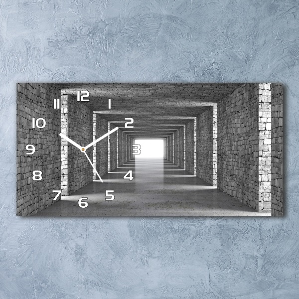 Horloge horizontale Tunnel en briques