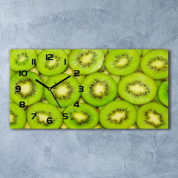 Horloge rectangulaire horizontale Kiwis