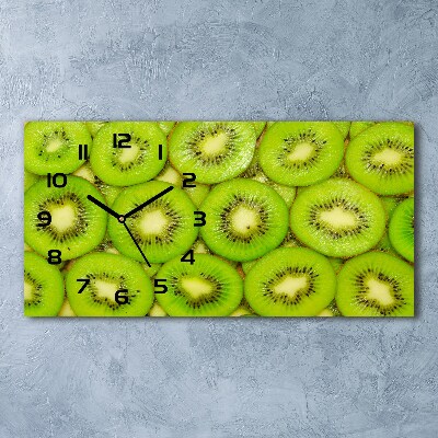 Horloge rectangulaire horizontale Kiwis