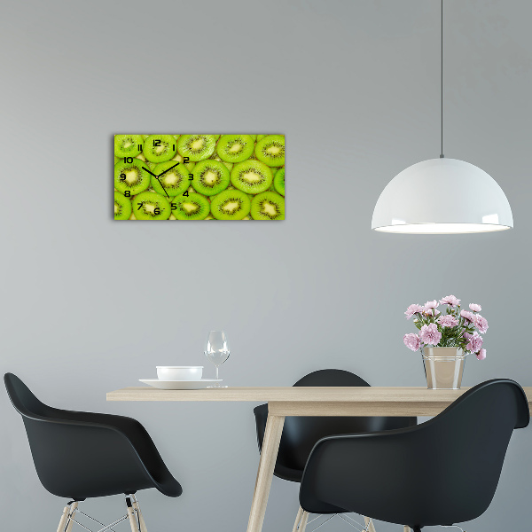 Horloge rectangulaire horizontale Kiwis