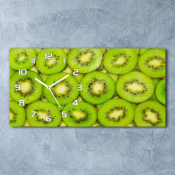 Horloge rectangulaire horizontale Kiwis