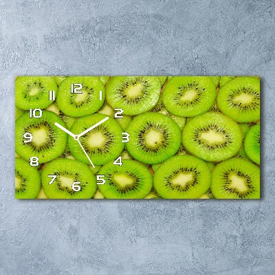 Horloge rectangulaire horizontale Kiwis