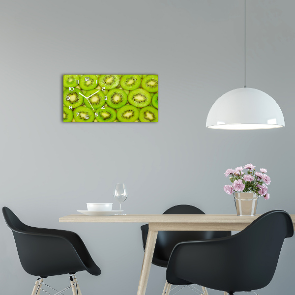 Horloge rectangulaire horizontale Kiwis