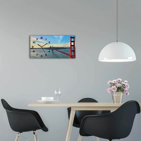Horloge rectangulaire horizontale Pont sur le front de mer de San Francisco